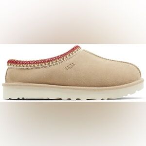 | UGG Tasman Slippers | New | Comes with Box | Color: Sand/Dark Cherry |